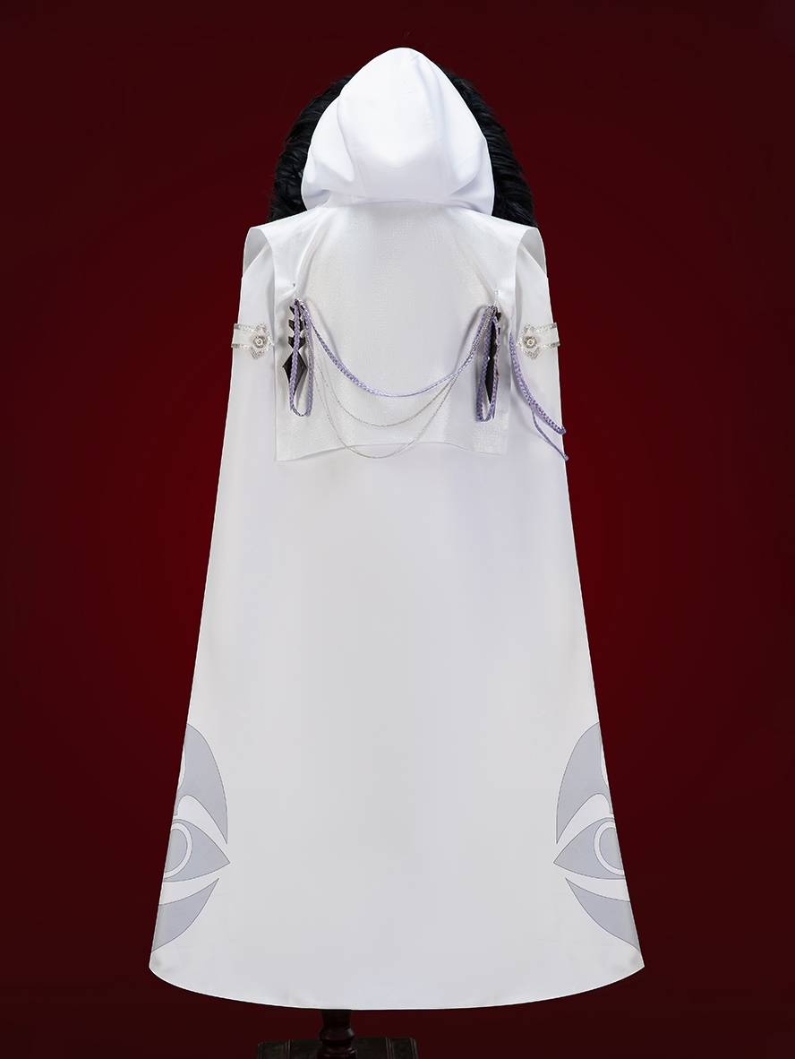 Game Genshin Impact Cosplay Scaramouche The Balladeer Costume Hooded Cloak Set