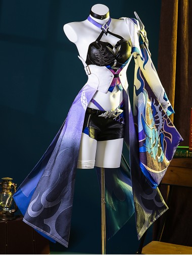 Game Honkai Star Rail Cosplay Acheron Updated Version Costume
