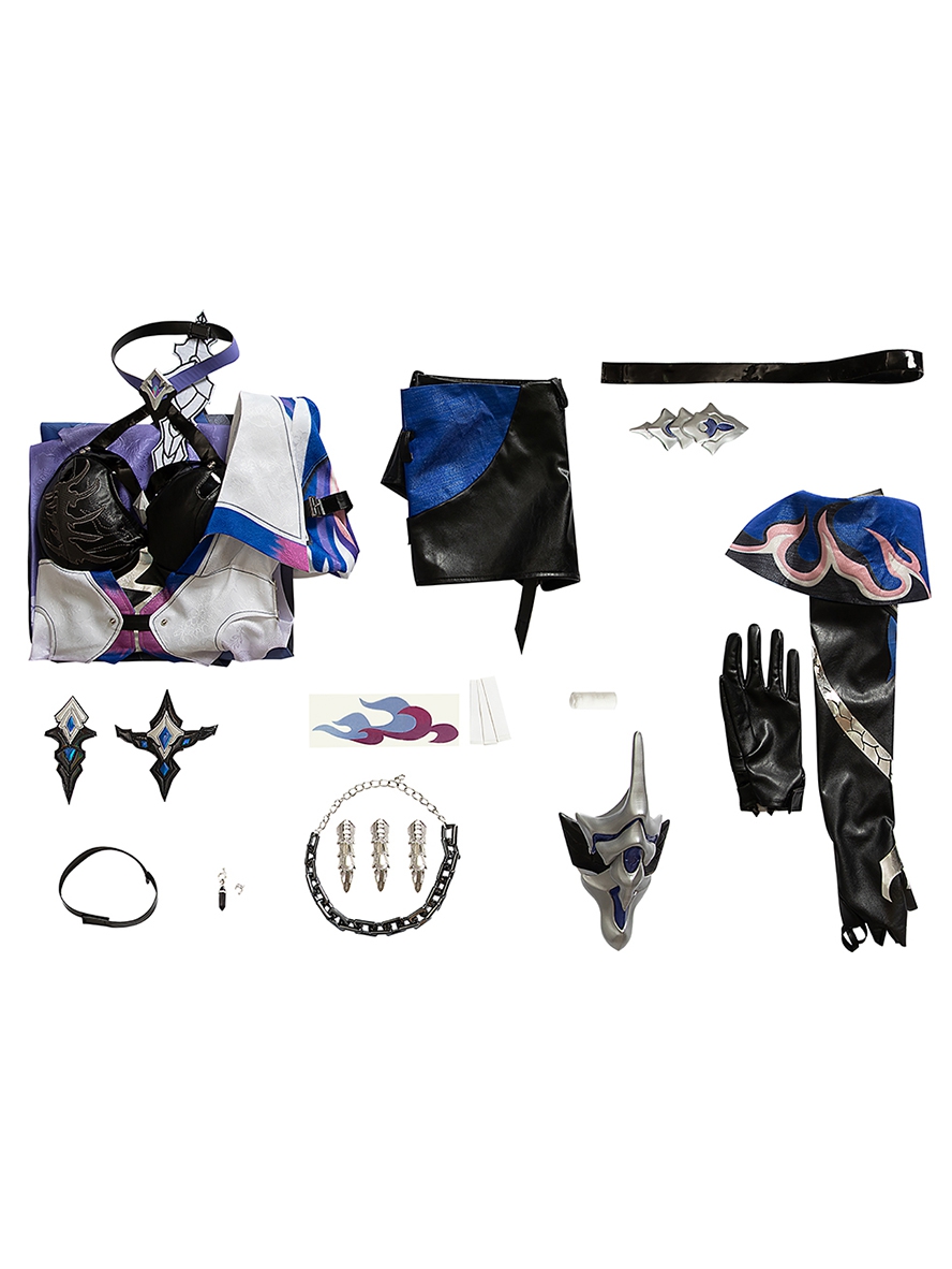 Game Honkai Star Rail Cosplay Acheron Updated Version Costume