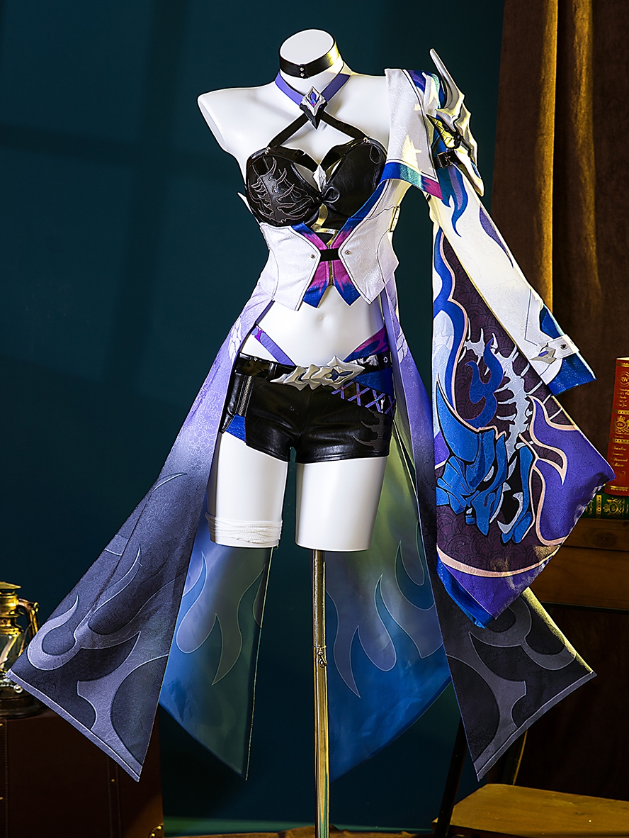 Game Honkai Star Rail Cosplay Acheron Updated Version Costume